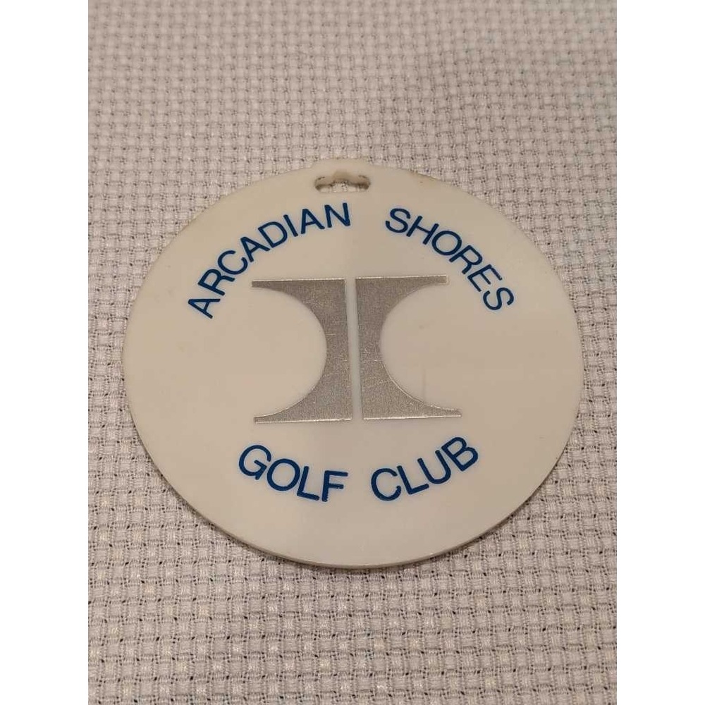 Vintage Arcadian Shores Golf Club & Hilton Myrtle Beach Bag Tag